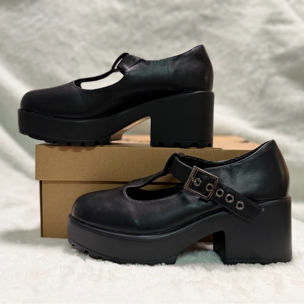 Koi Black Mary Janes